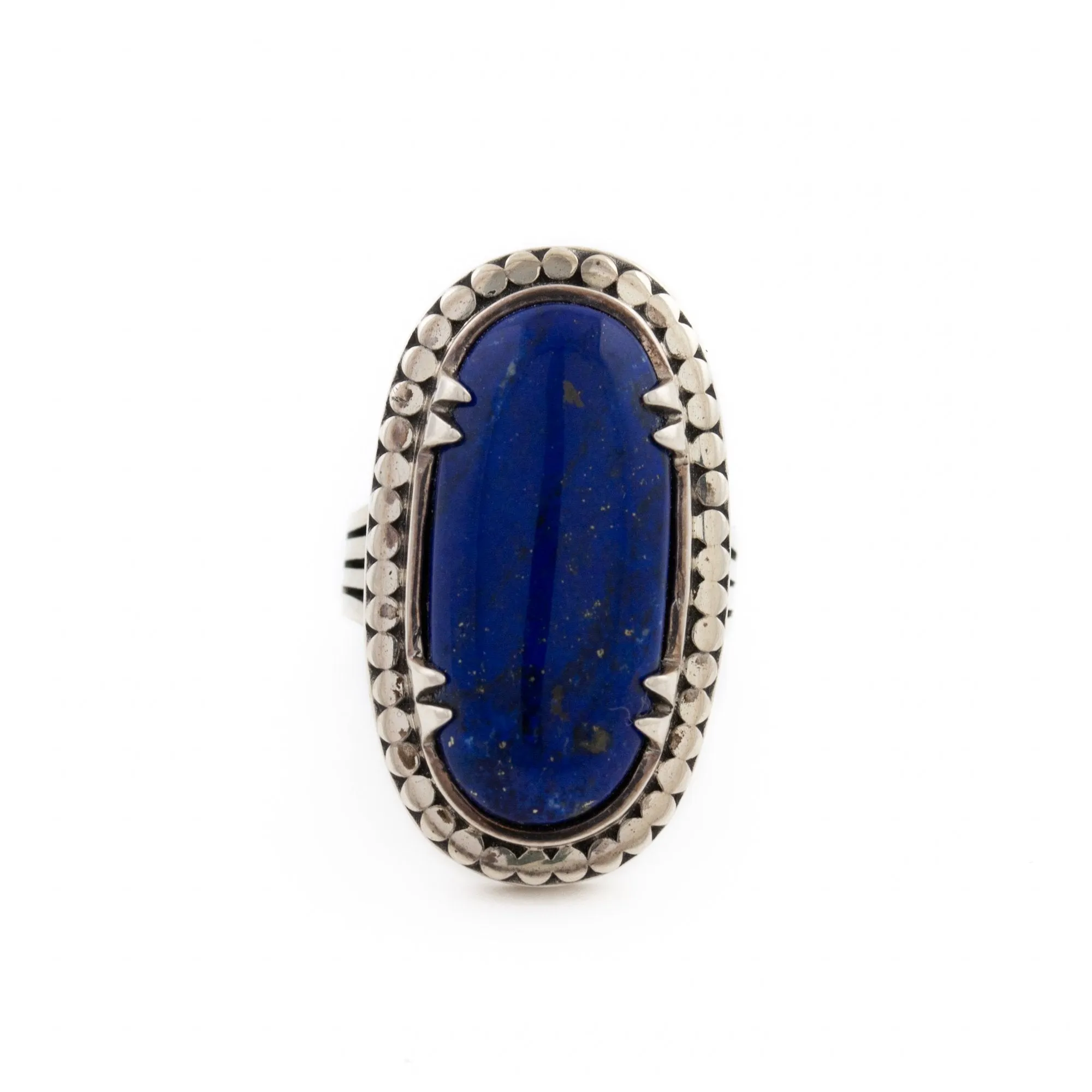 Claw Bezel Lapis Ring