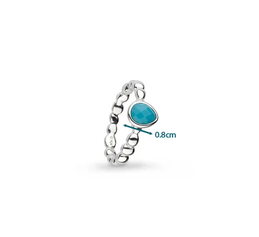 Coast Pebble Azure Gemstone Ring
