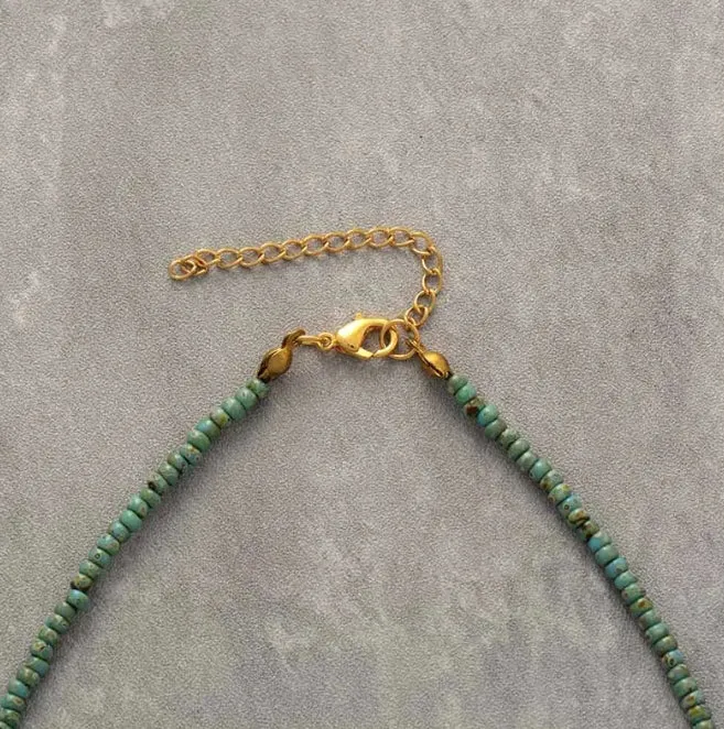 Collier en Amazonite: Équilibre et Énergie Positive