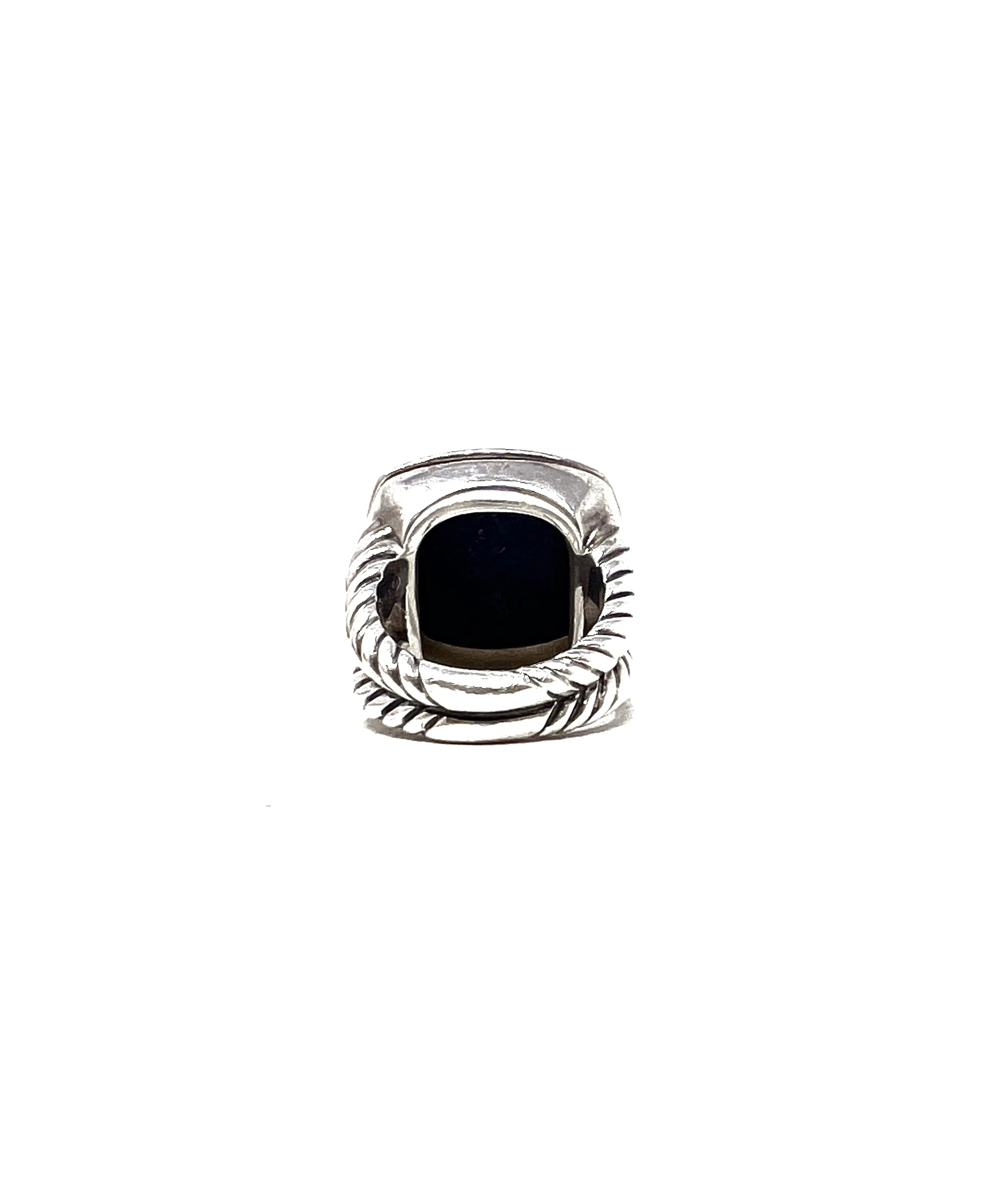 David Yurman 'Albion' Lapis & Diamond SS Cocktail Ring