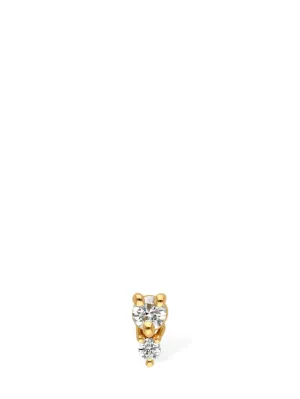 Delfina Delettrez   18kt Dancing diamond mono earring 