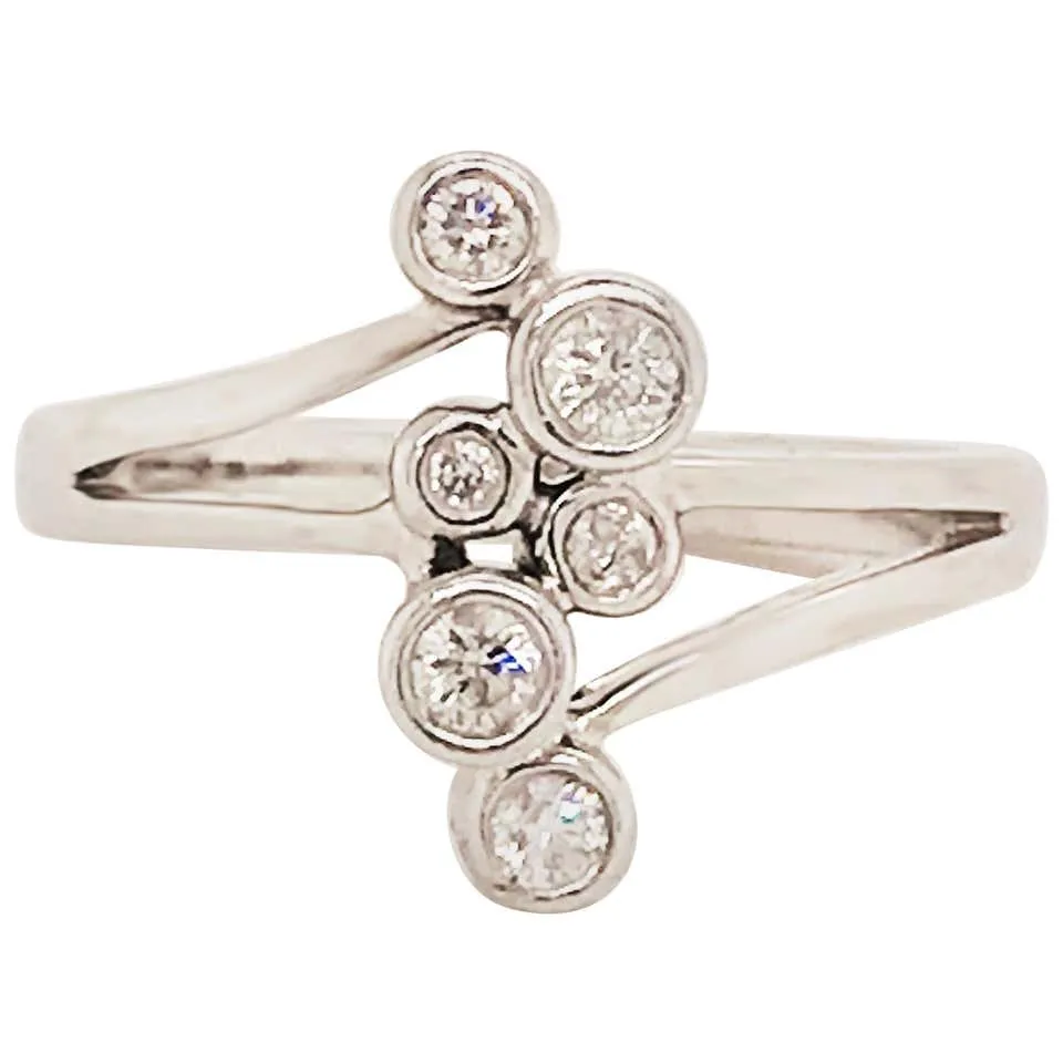 Diamond Bezel Bubble Ring