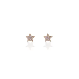 Diamond Star Earring Studs