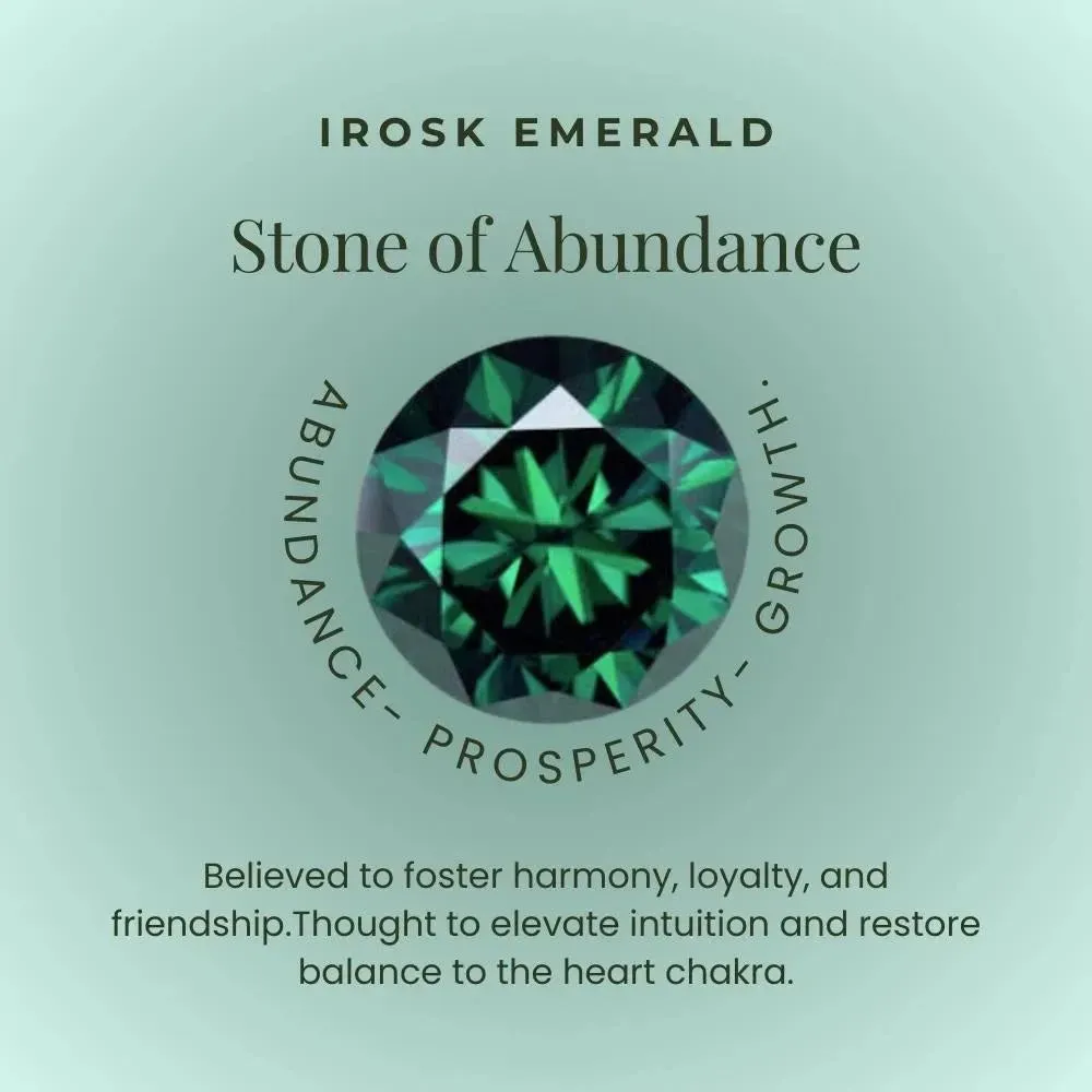 Emerald Climber Earrings in 825 Silver - Irosk ®