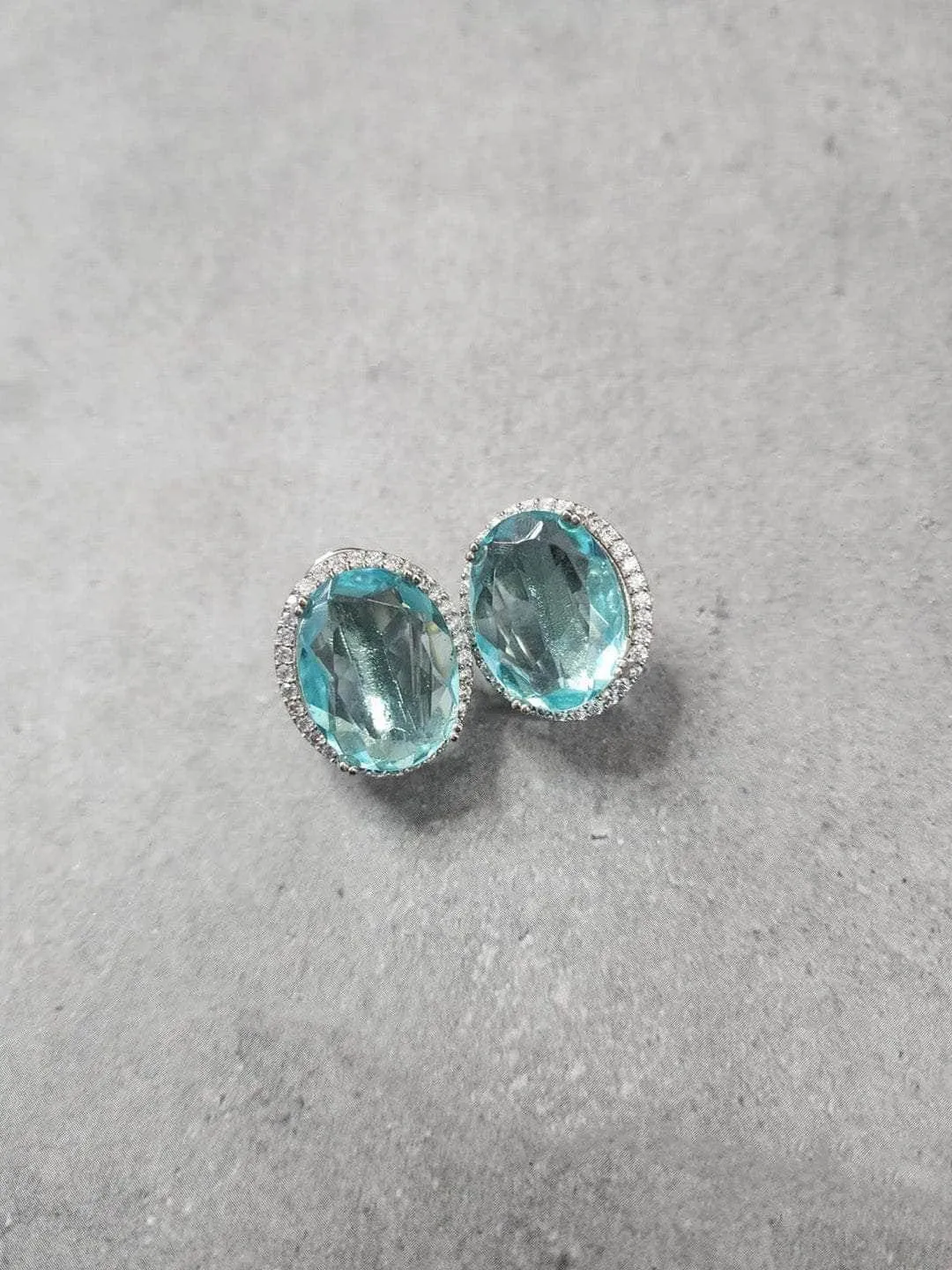 Emerald Oval Earrings
