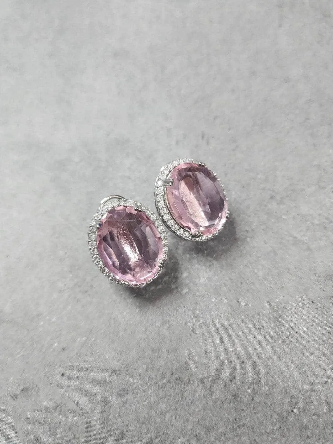 Emerald Oval Earrings