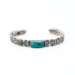 FTC Blue Gem Turquoise Cuff