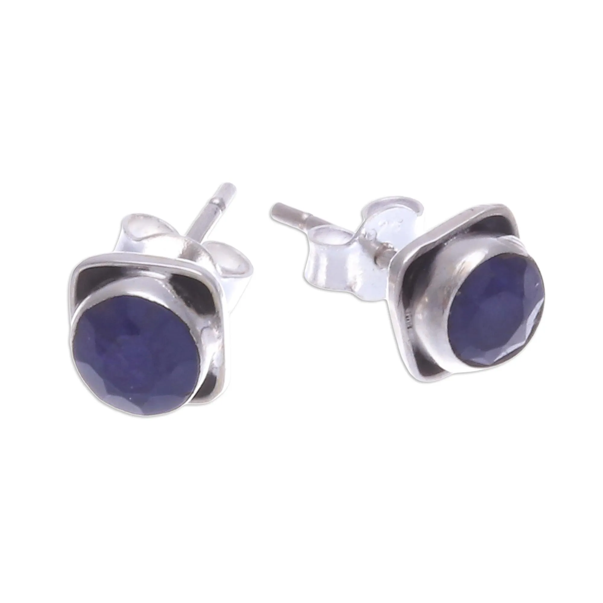 Gemstone and Sterling Silver Stud Earrings (Set of 3) - First Taste | NOVICA