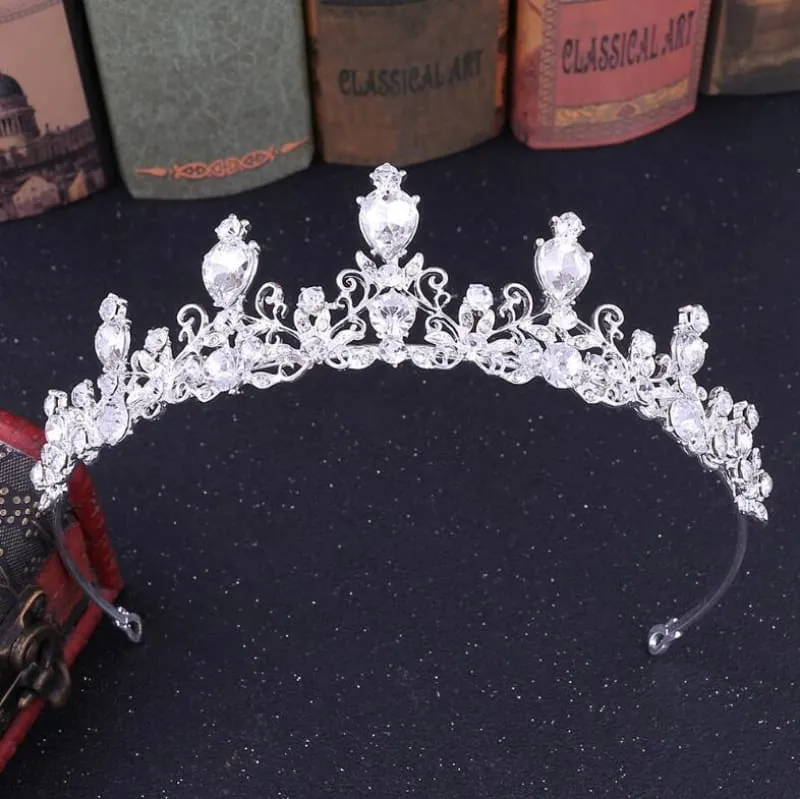 Gorgeous Leaves Flowers Pear Tiaras | Bridelily