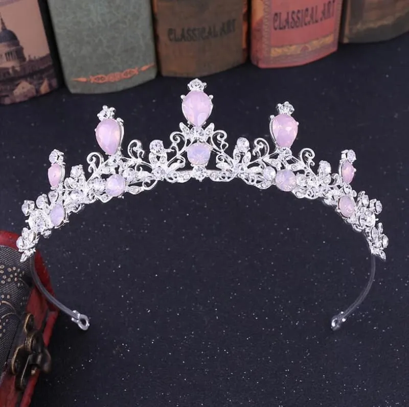 Gorgeous Leaves Flowers Pear Tiaras | Bridelily