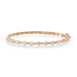 Heartbeat Baguette Bangle