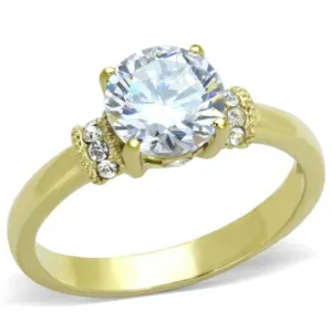 High polished (no plating) Stainless Steel Bangle with Top Grade Crystal in Clear for Women Style TK2248