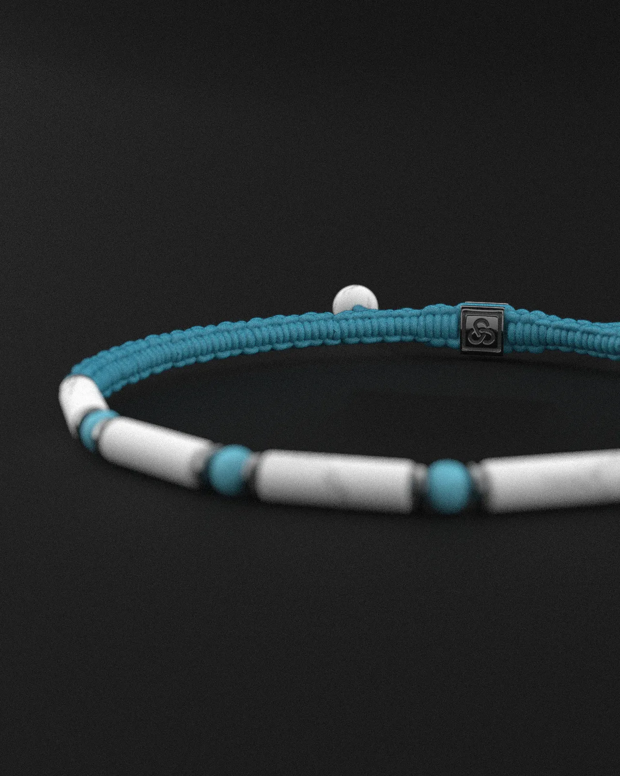 Howlite   Turquoise Bracelet 4mm | VITA