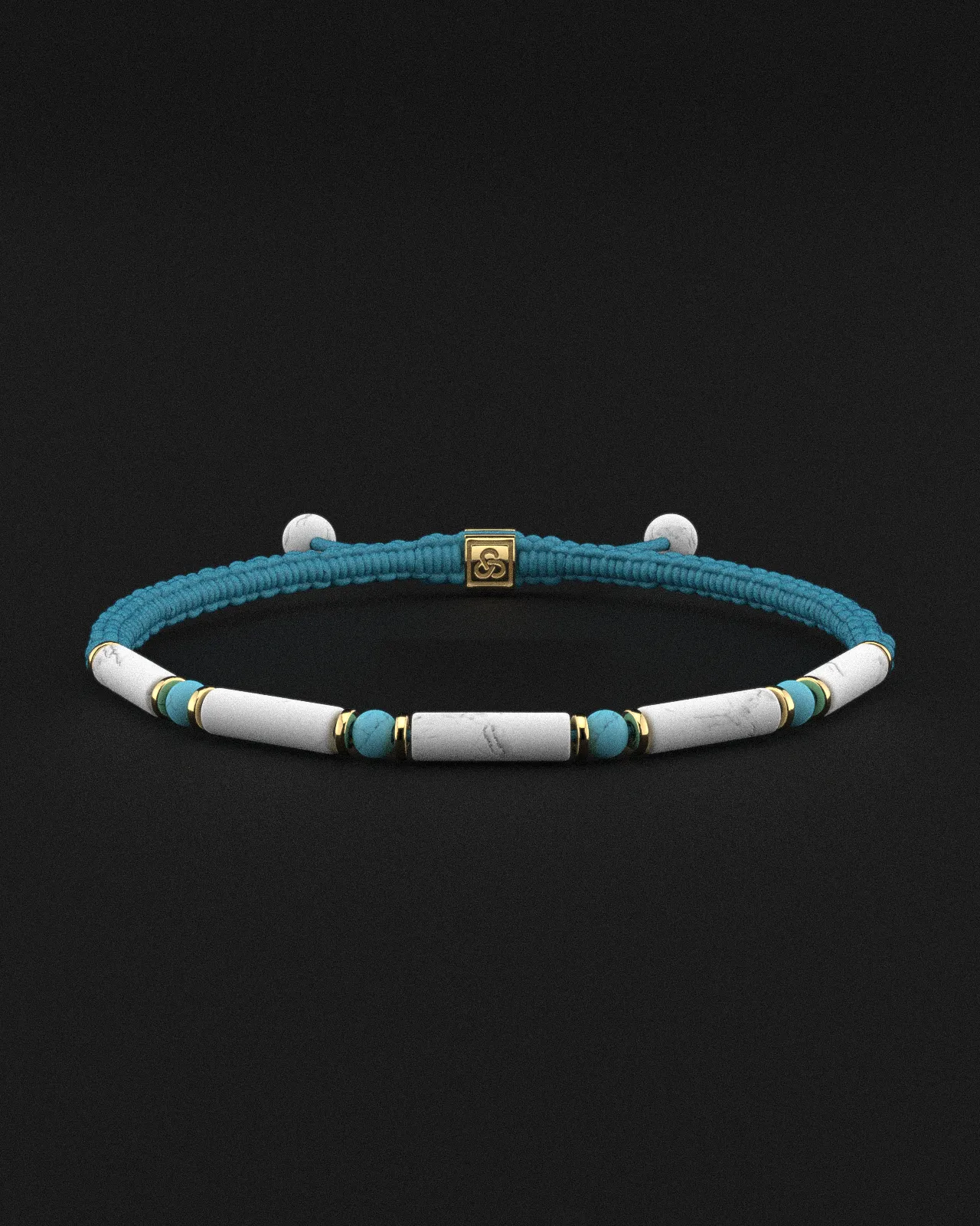 Howlite   Turquoise Bracelet 4mm | VITA
