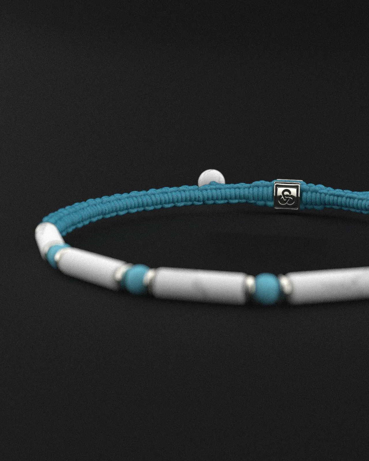 Howlite   Turquoise Bracelet 4mm | VITA