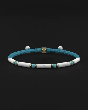 Howlite   Turquoise Bracelet 4mm | VITA