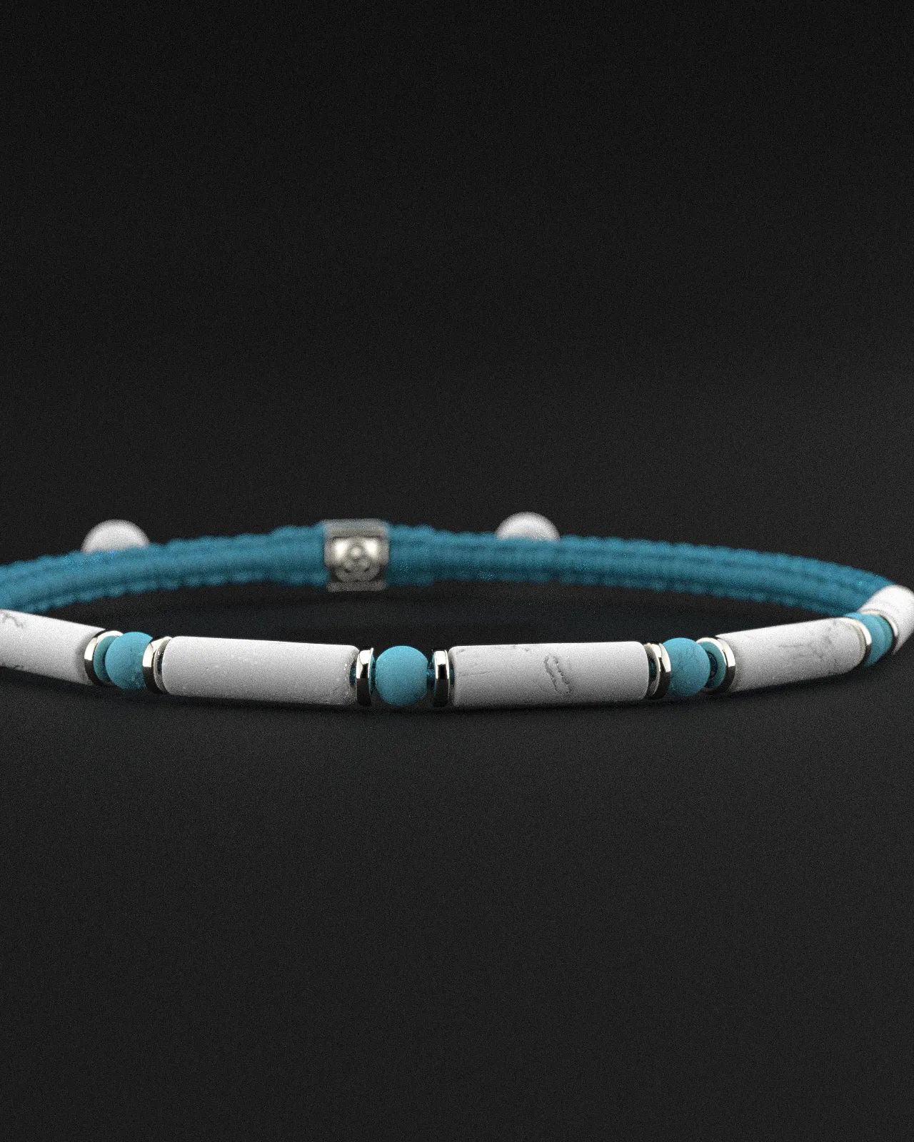 Howlite   Turquoise Bracelet 4mm | VITA