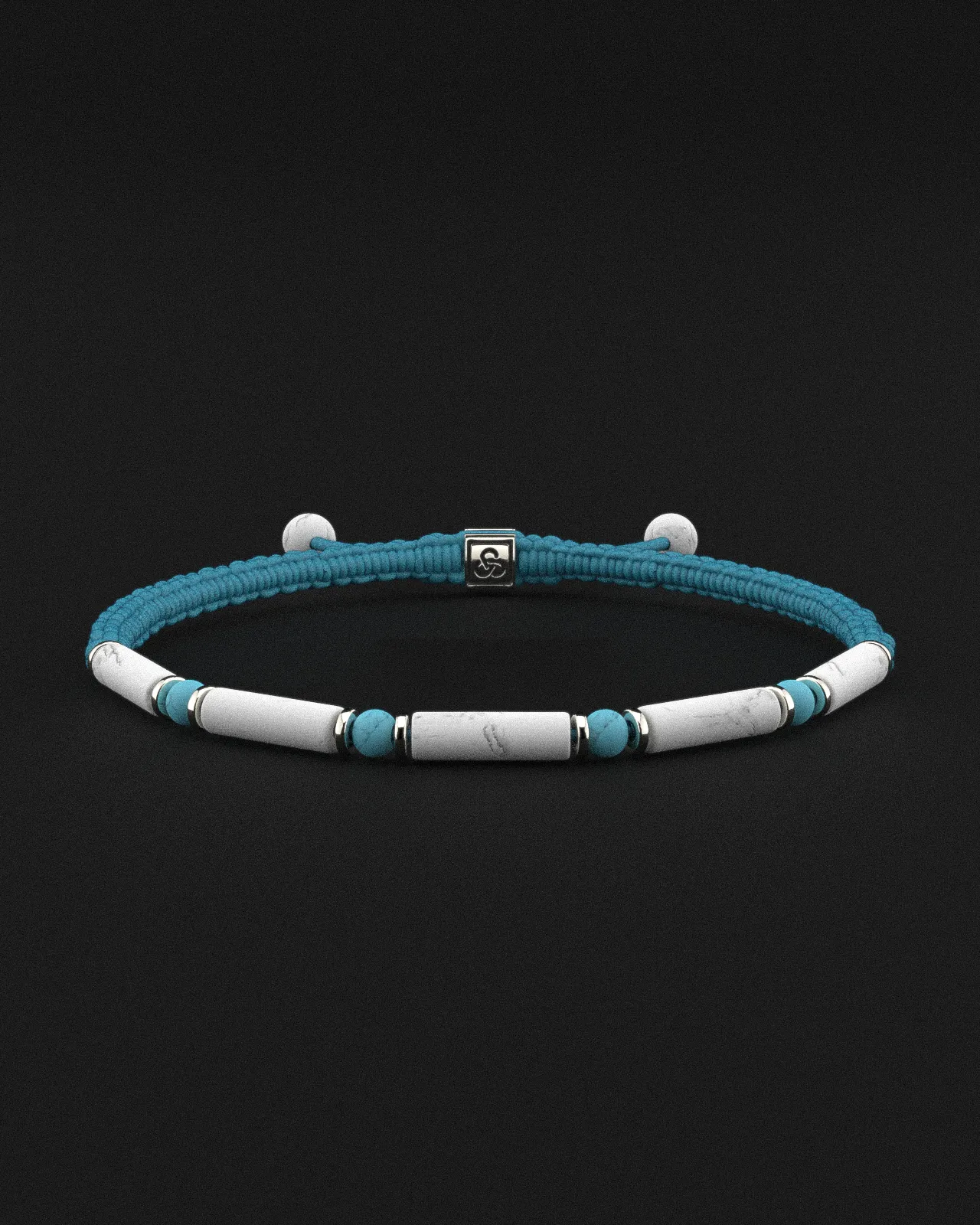 Howlite   Turquoise Bracelet 4mm | VITA