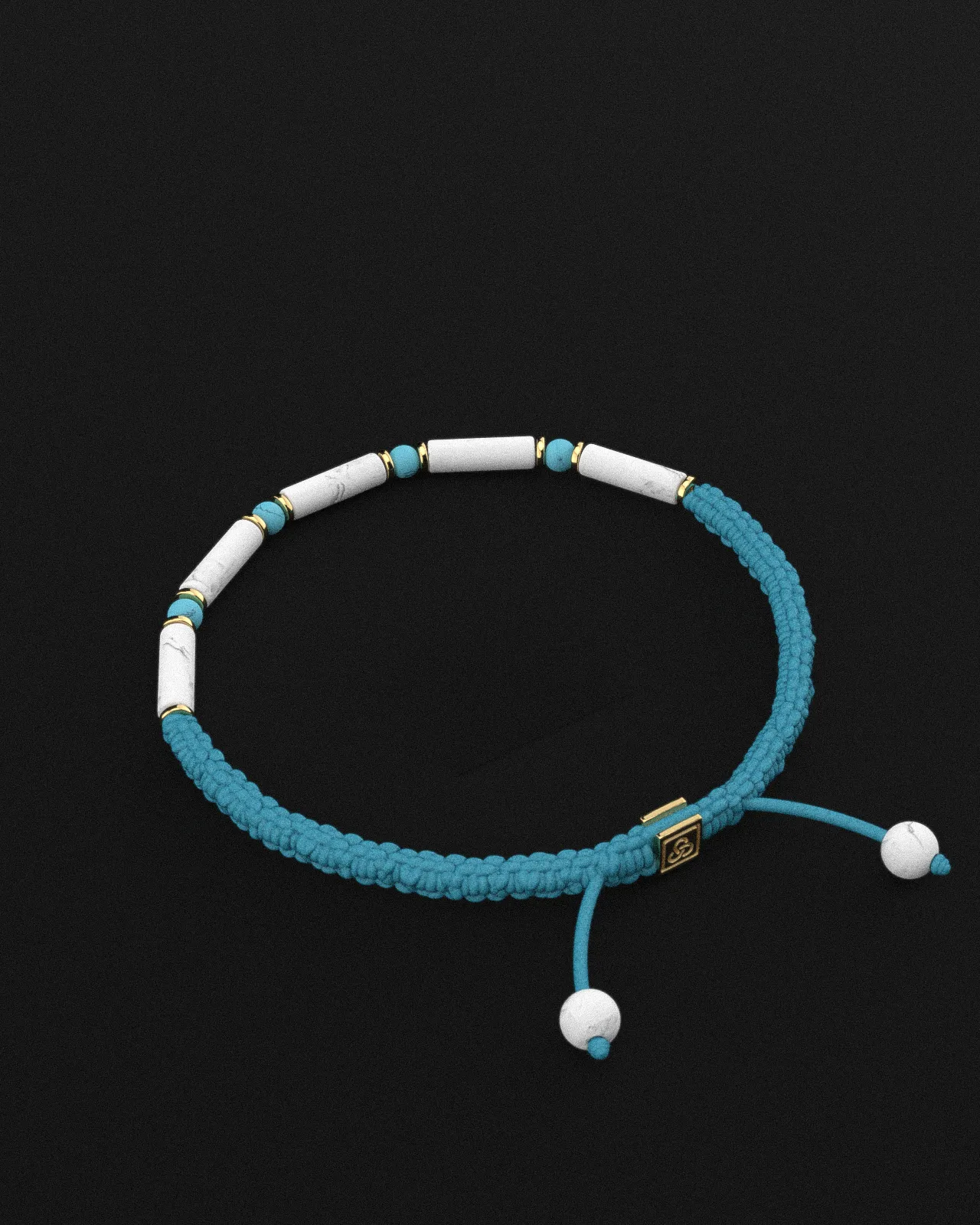 Howlite   Turquoise Bracelet 4mm | VITA