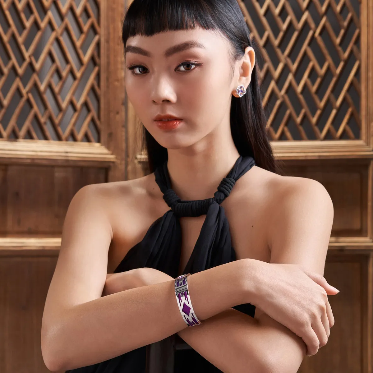 Ikat Bangle - Celestial Blue