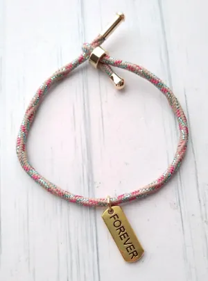 Kelly Forever Metallic Corded Slider Bracelet Kelly Forever Metallic Corded Slider Bracelet