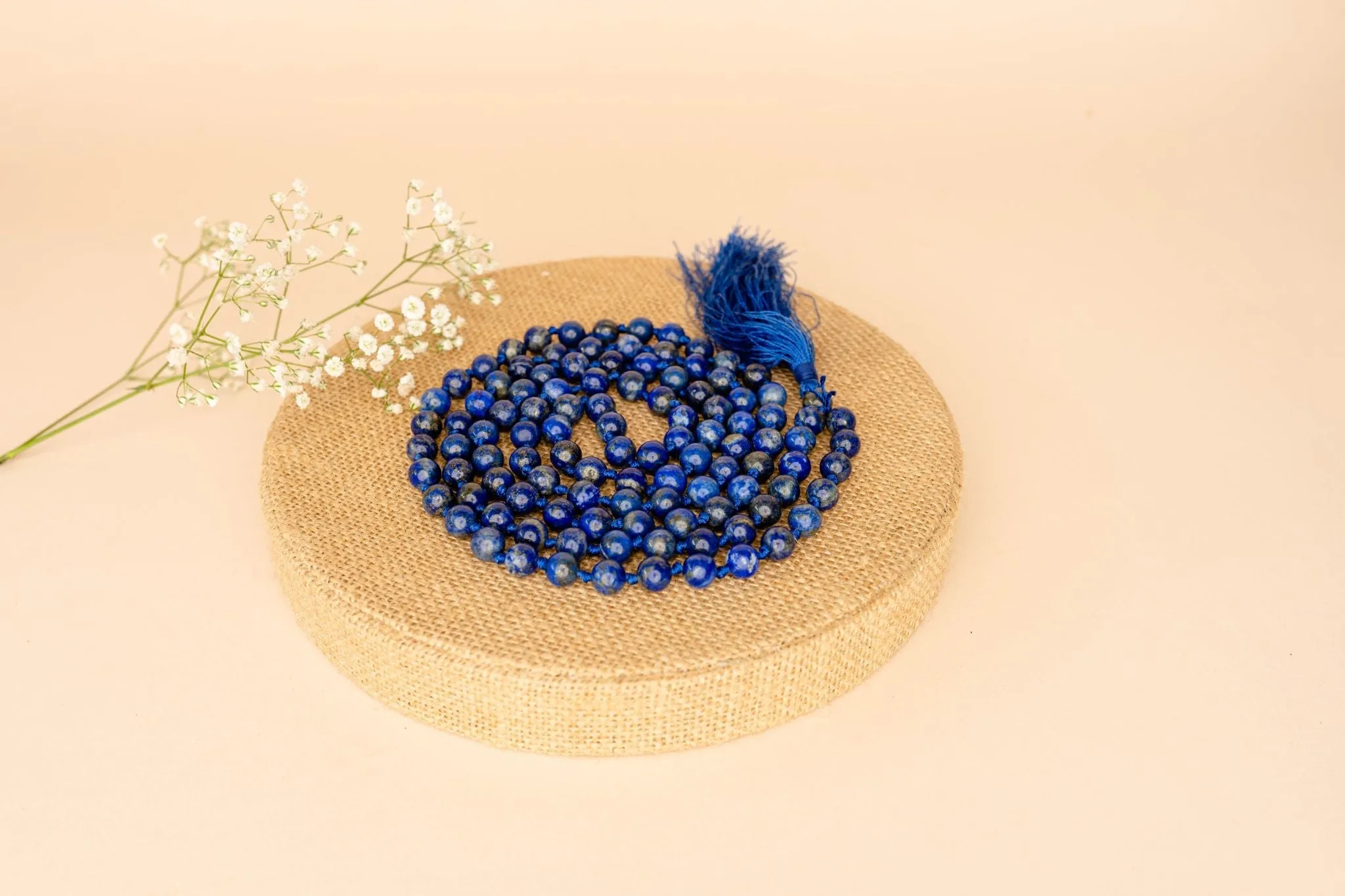 Lapis Lazuli Chanting Mala 4mm