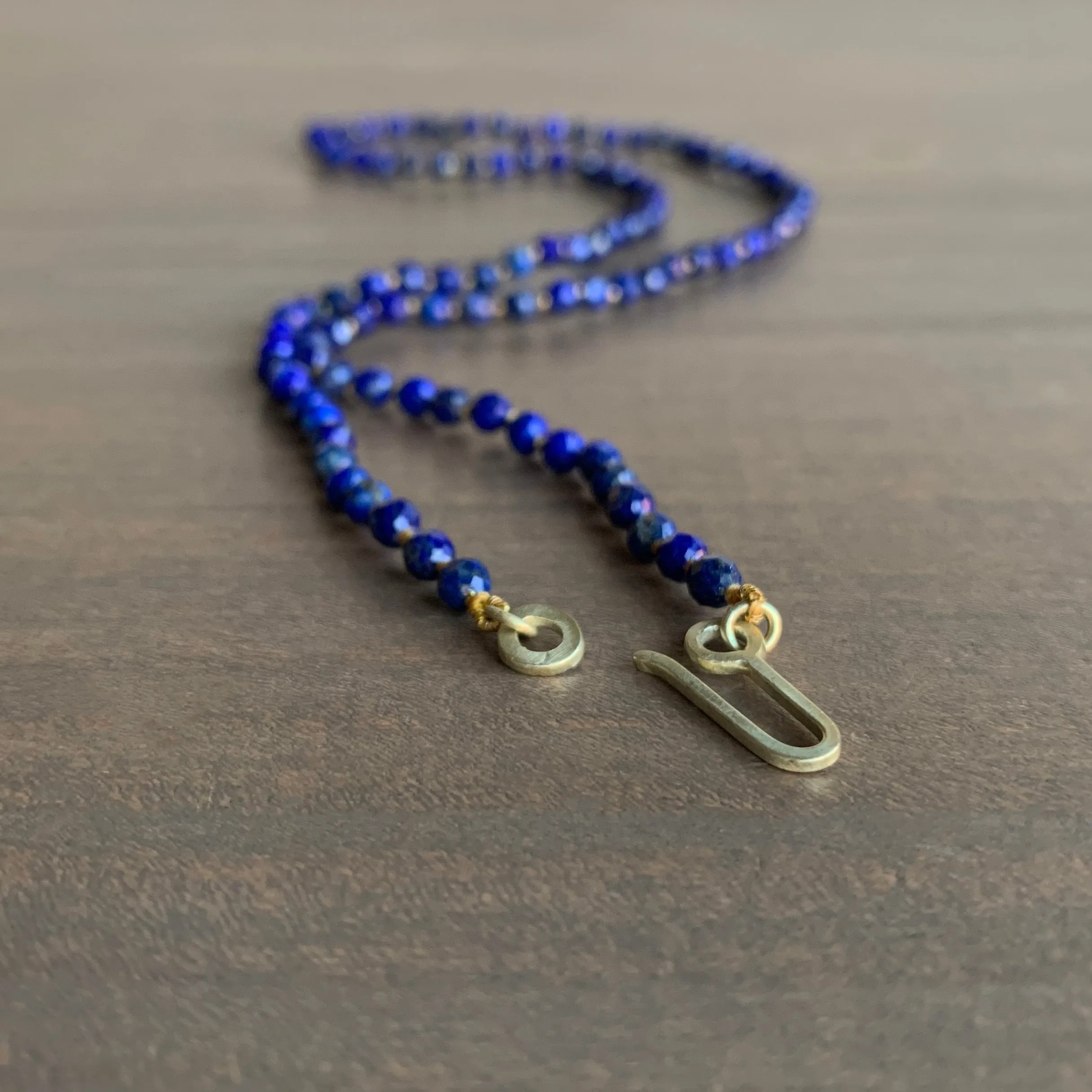 Lapis Lazuli Faceted Bead Strand