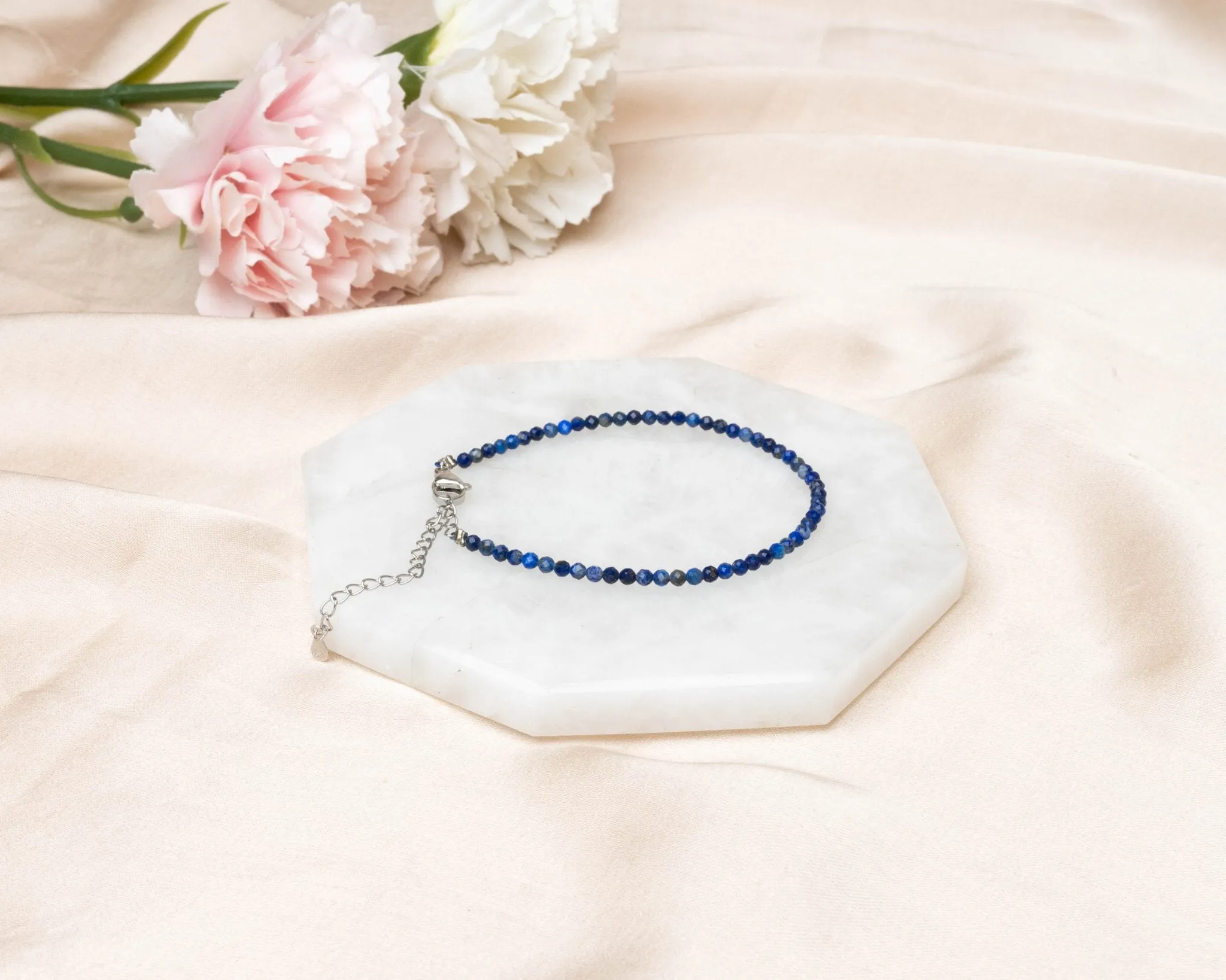 Lapis Lazuli Faceted Bracelet