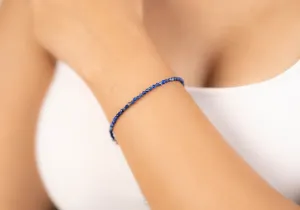 Lapis Lazuli Faceted Bracelet