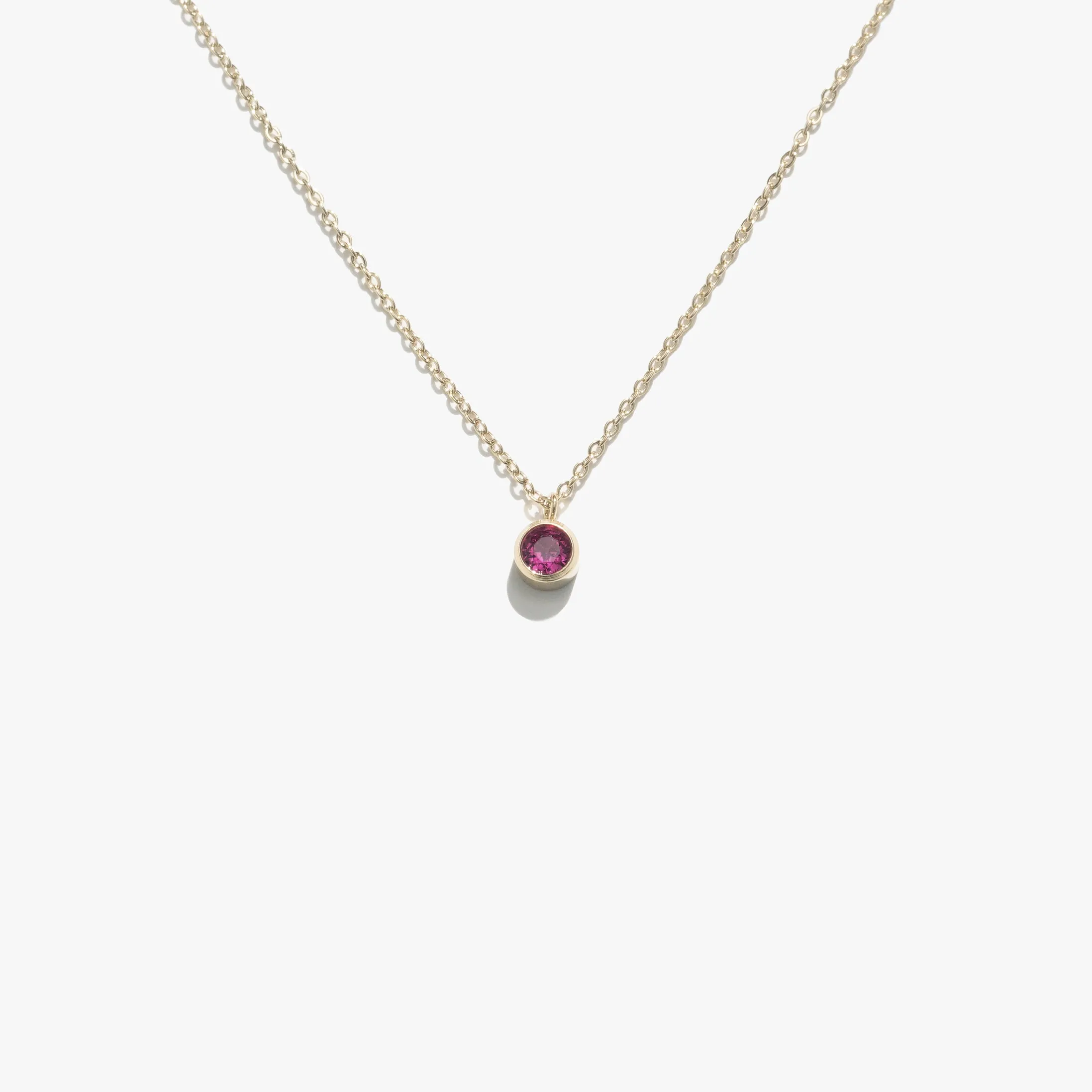 Lonely Ruby Comet Necklace