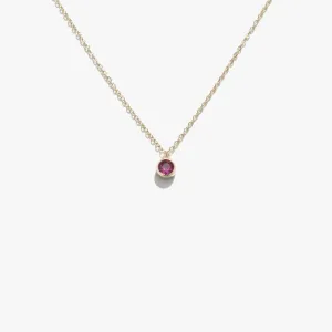 Lonely Ruby Comet Necklace