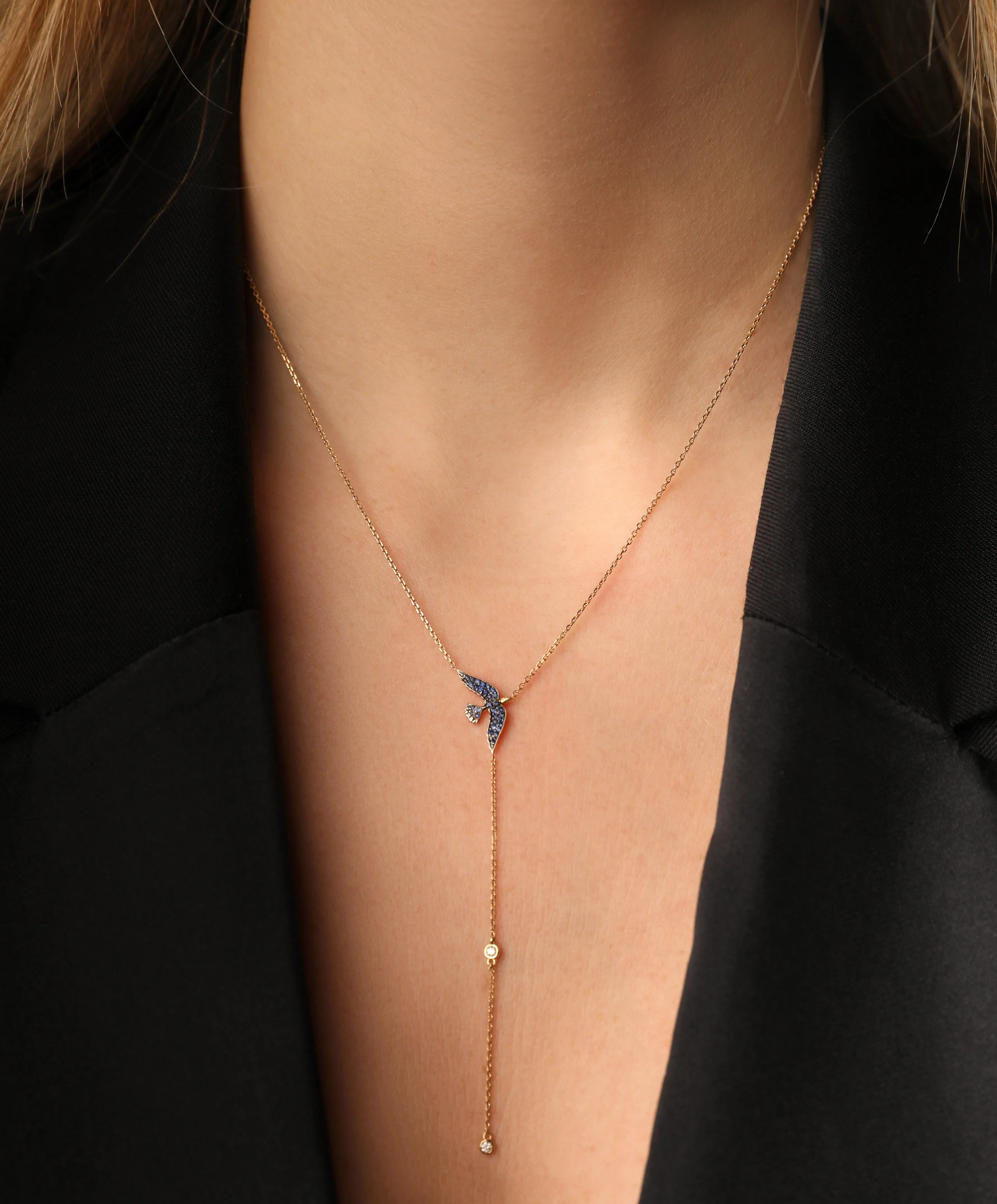 Long Bird Necklace