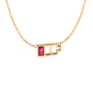 Low Battery Necklace