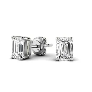 Low cost 0.50CT Diamond Stud Earrings in 14KT White Gold