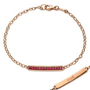 Luck Ruby Poesy Bracelet