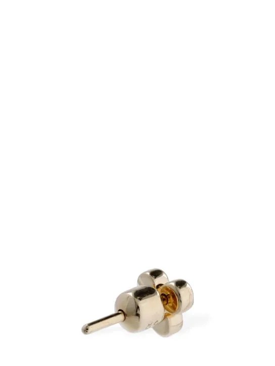 Maria Black   Triad 14kt gold &amp; diamond mono earring 