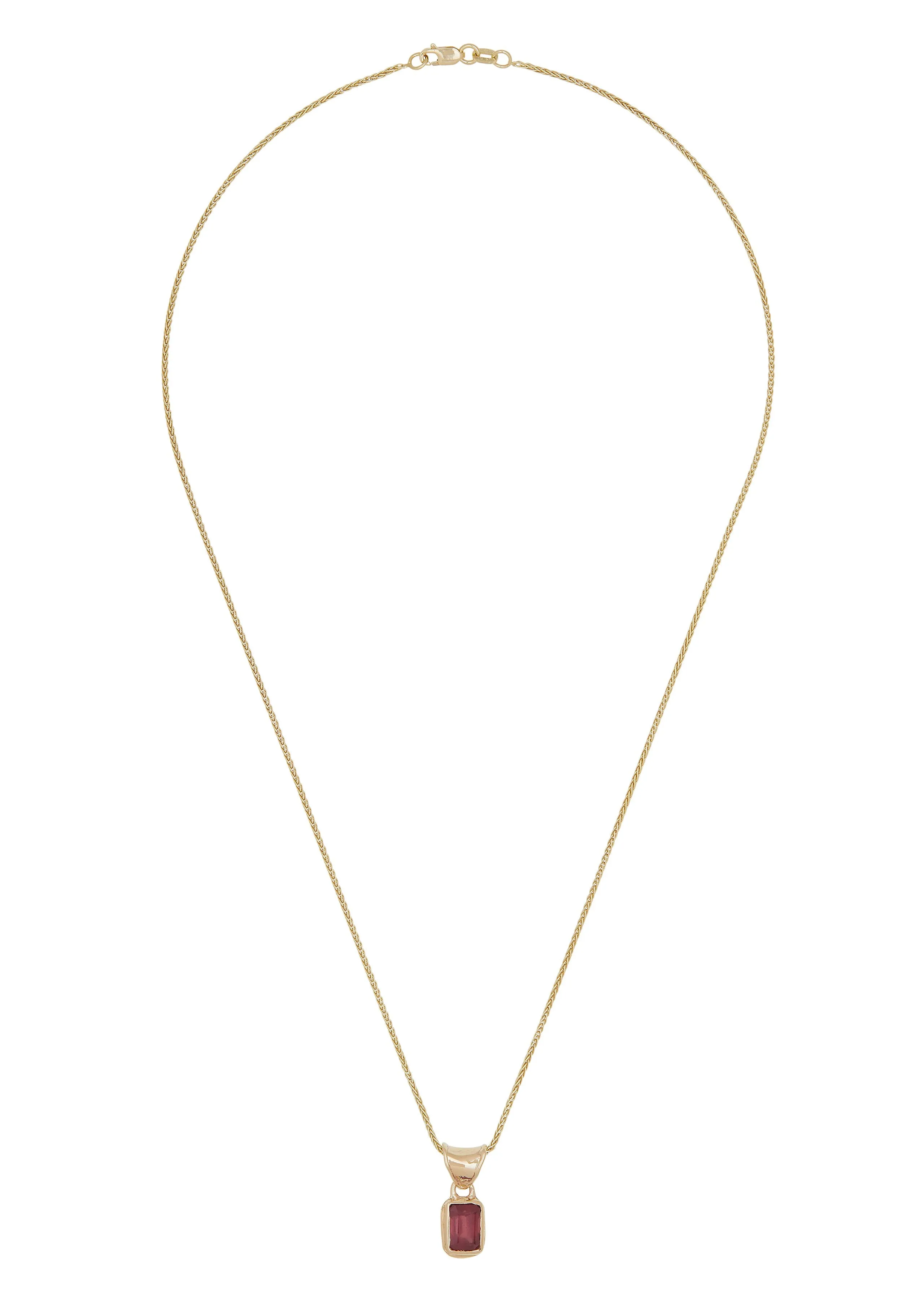 Mary Pendant in 14k - Ruby