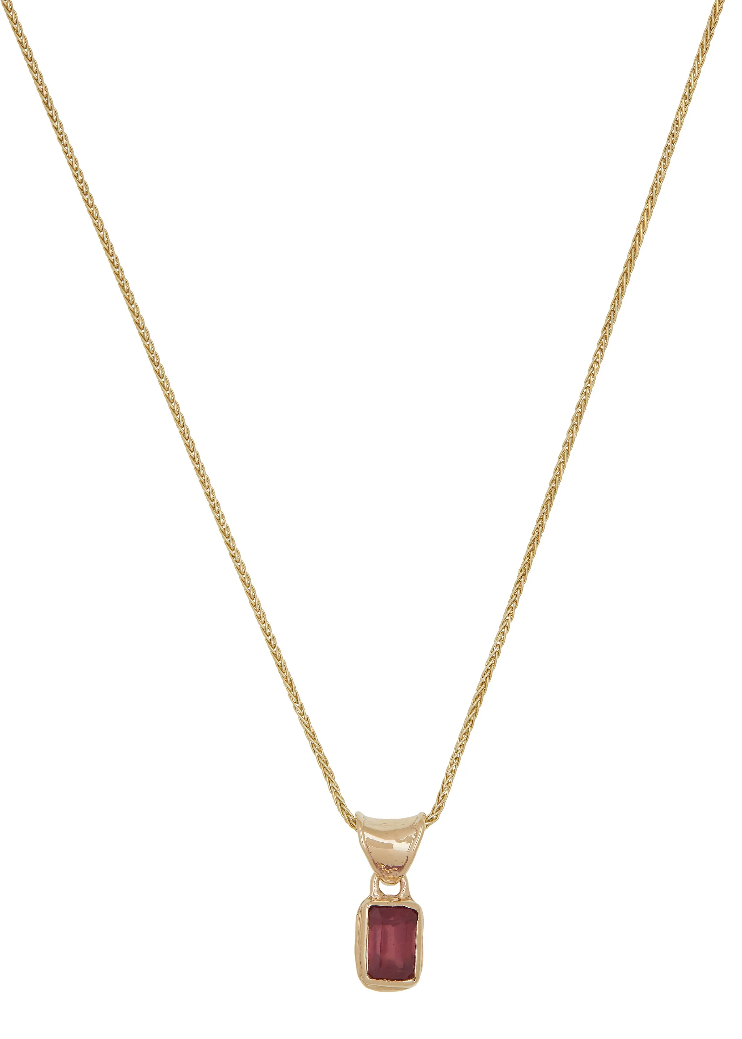 Mary Pendant in 14k - Ruby