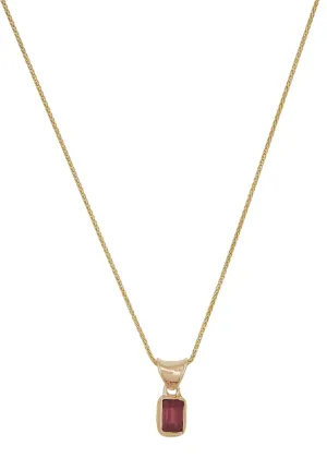 Mary Pendant in 14k - Ruby