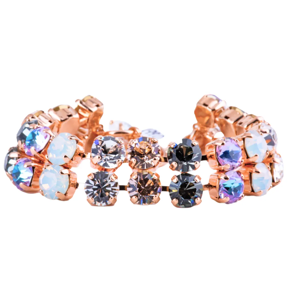 Medium Double Row Bracelet in "Ice Queen" *Custom*