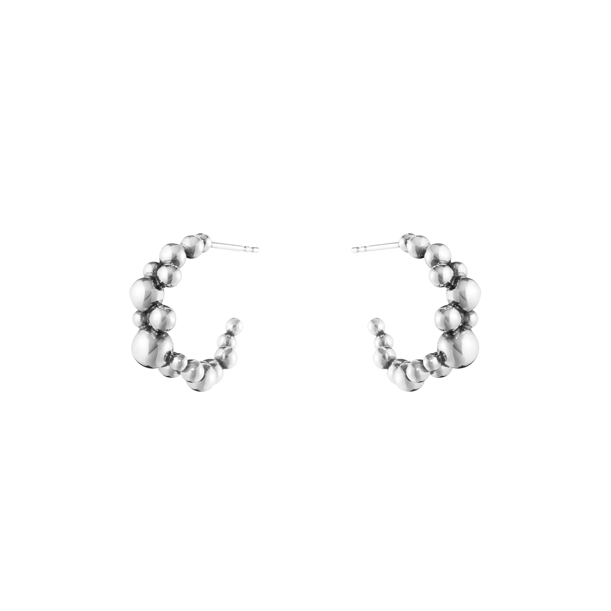 Moonlight Grapes Earhoops - Silver - 20001409