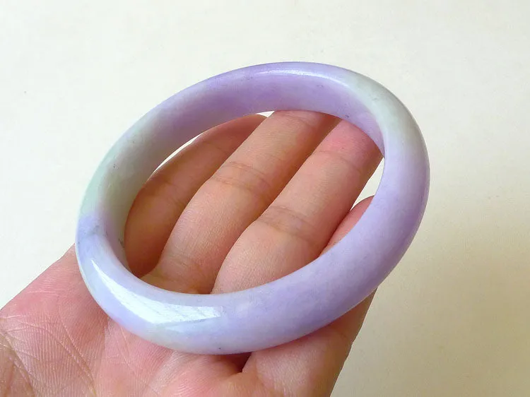 Natural Jade Bangle Jadeite Bangle Internal Diameter 56.5mm BER362