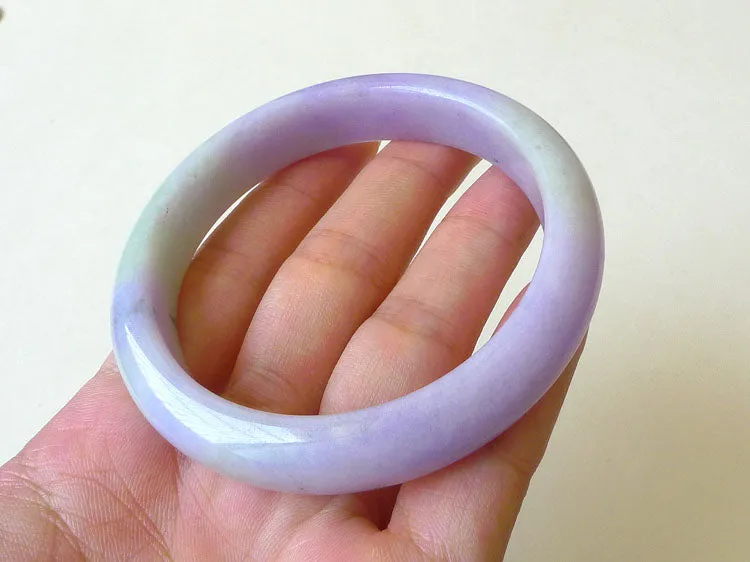 Natural Jade Bangle Jadeite Bangle Internal Diameter 56.5mm BER362