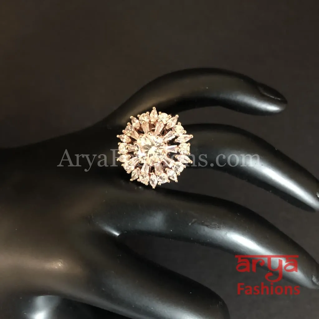 Numi Cubic Zirconia Statement Cocktail Ring