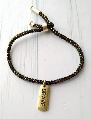 Olivia Brave Metallic Cord Slider Bracelet Olivia Brave Metallic Cord Slider Bracelet