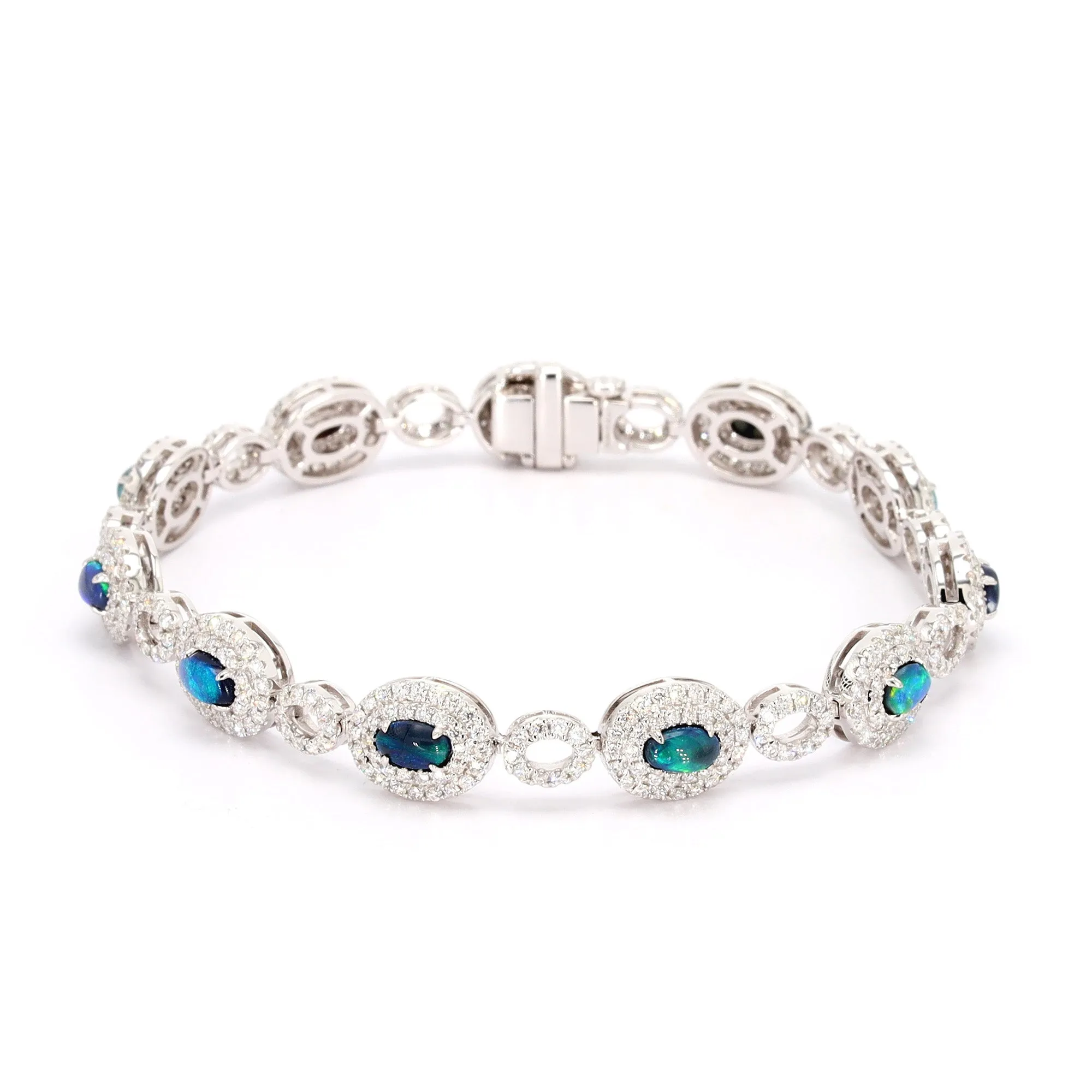 Opal and Diamond Bracelet
