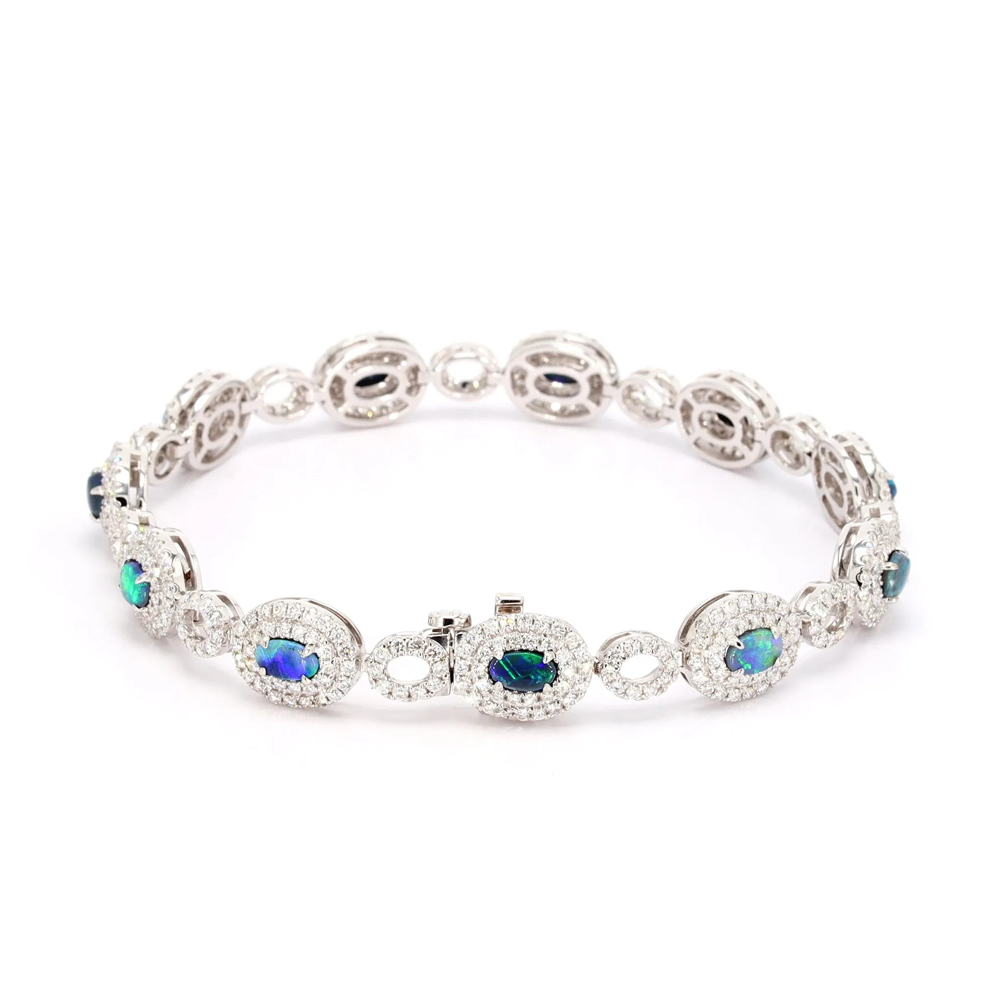 Opal and Diamond Bracelet