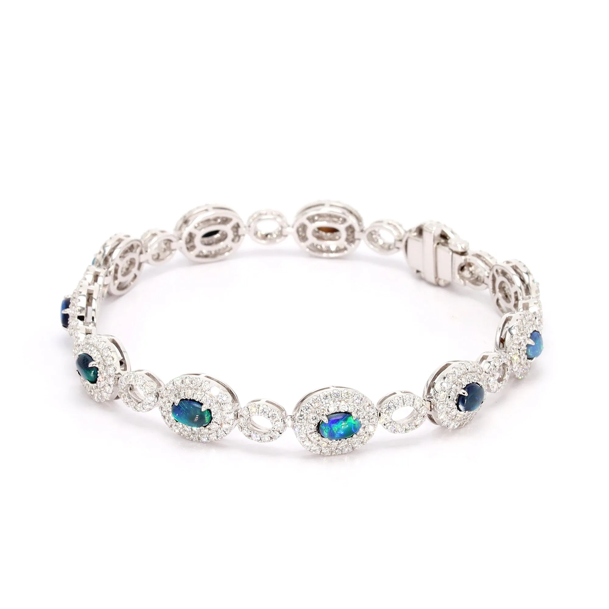 Opal and Diamond Bracelet