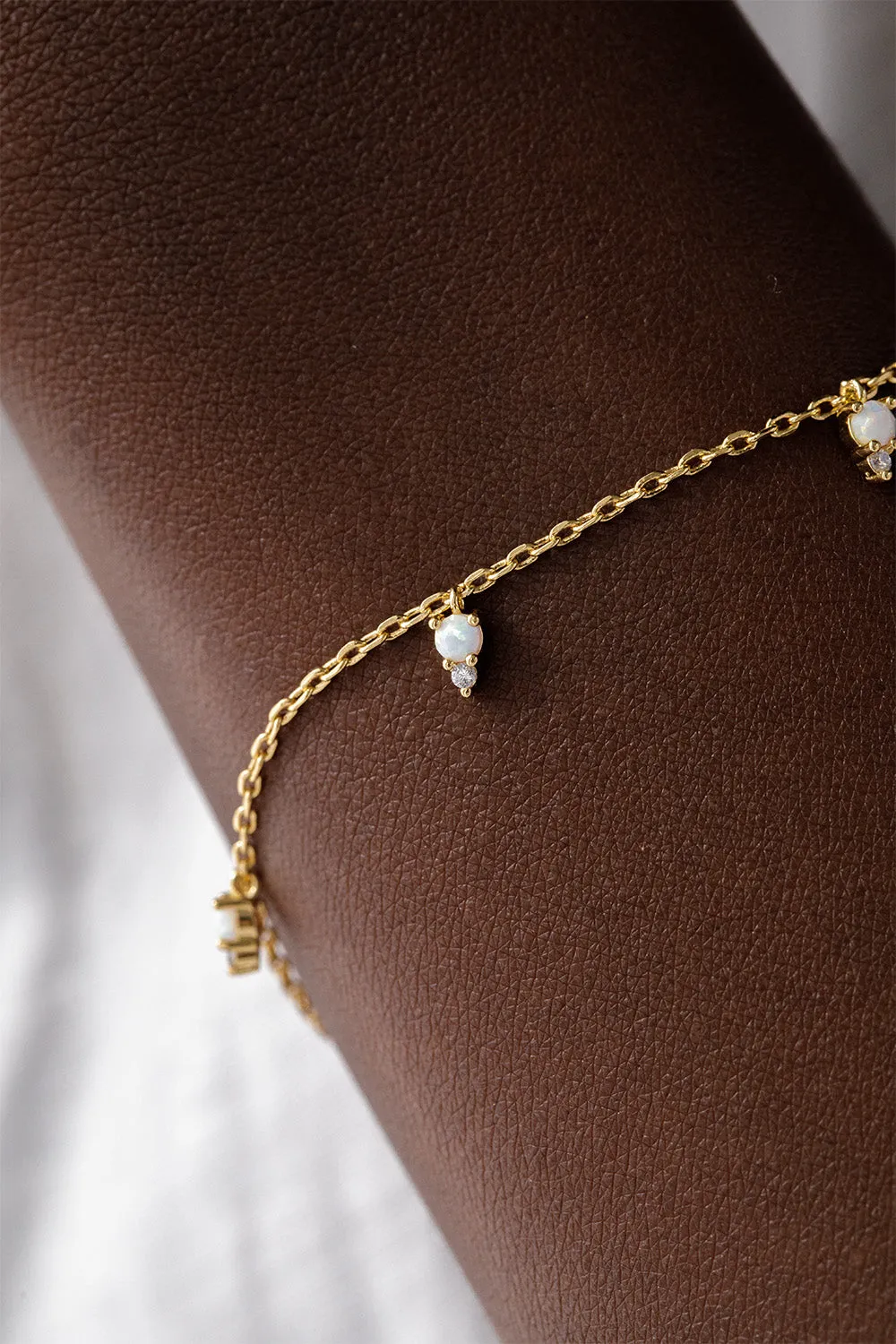 Opal Hope Set Gold