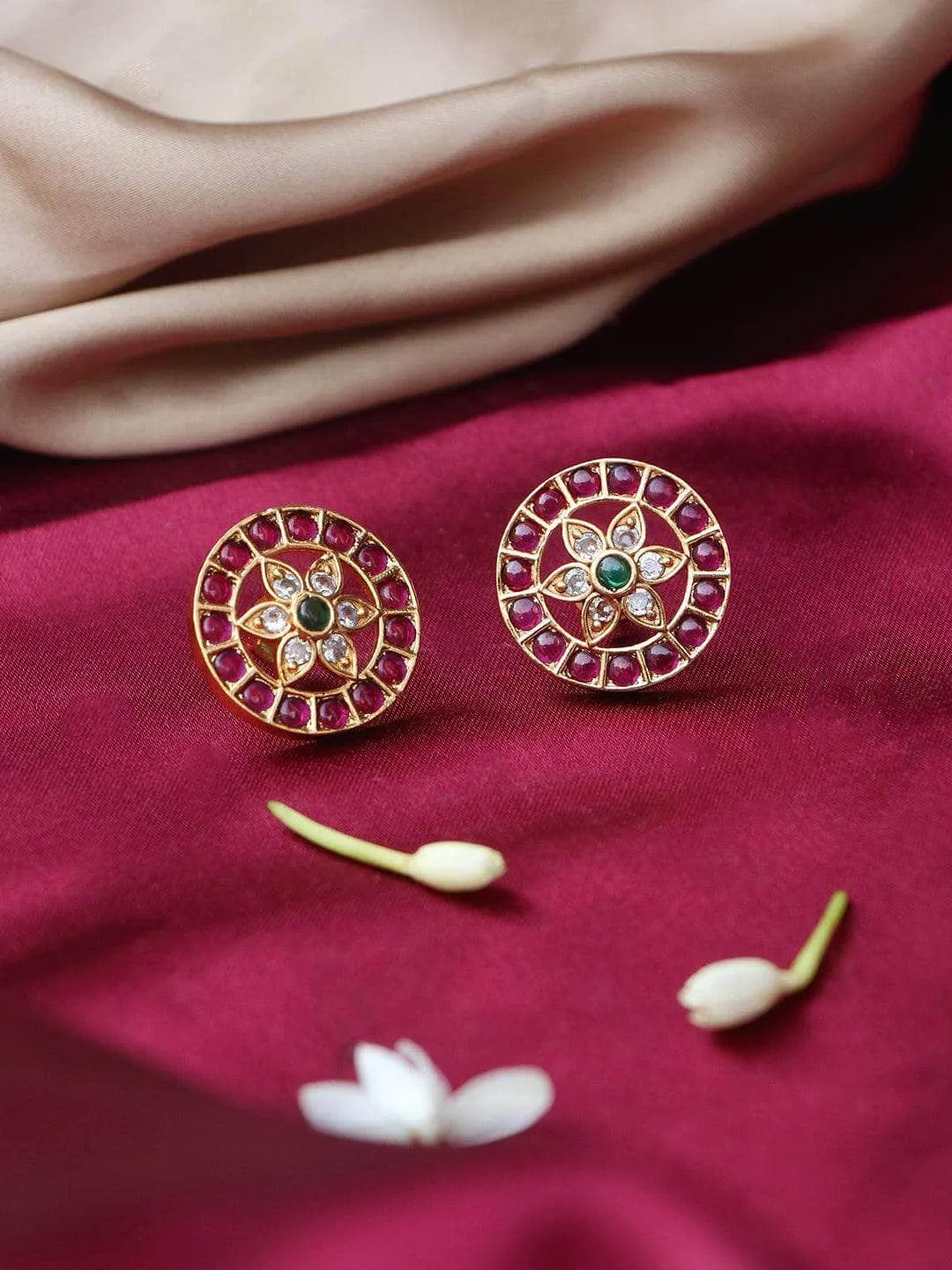 Original Kempu Floral Stud